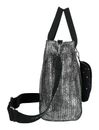 Fritzi aus Preußen Tote Bag Limited Painted Straw Shopper Silver Black