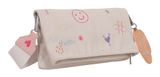 Fritzi aus Preußen Ronja Cross Limited Embro Fun Canvas Crossbody Bag Beige Fritzi aus Preußen Ronja Cross Limited Embro Fun Canvas Crossbody Bag Beige
