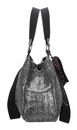 Fritzi aus Preußen Izzy Medium Limited Painted Straw Shopper Silver Black Fritzi aus Preußen Izzy Medium Limited Painted Straw Shopper Silver Black