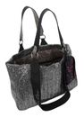Fritzi aus Preußen Izzy Medium Limited Painted Straw Shopper Silver Black Fritzi aus Preußen Izzy Medium Limited Painted Straw Shopper Silver Black