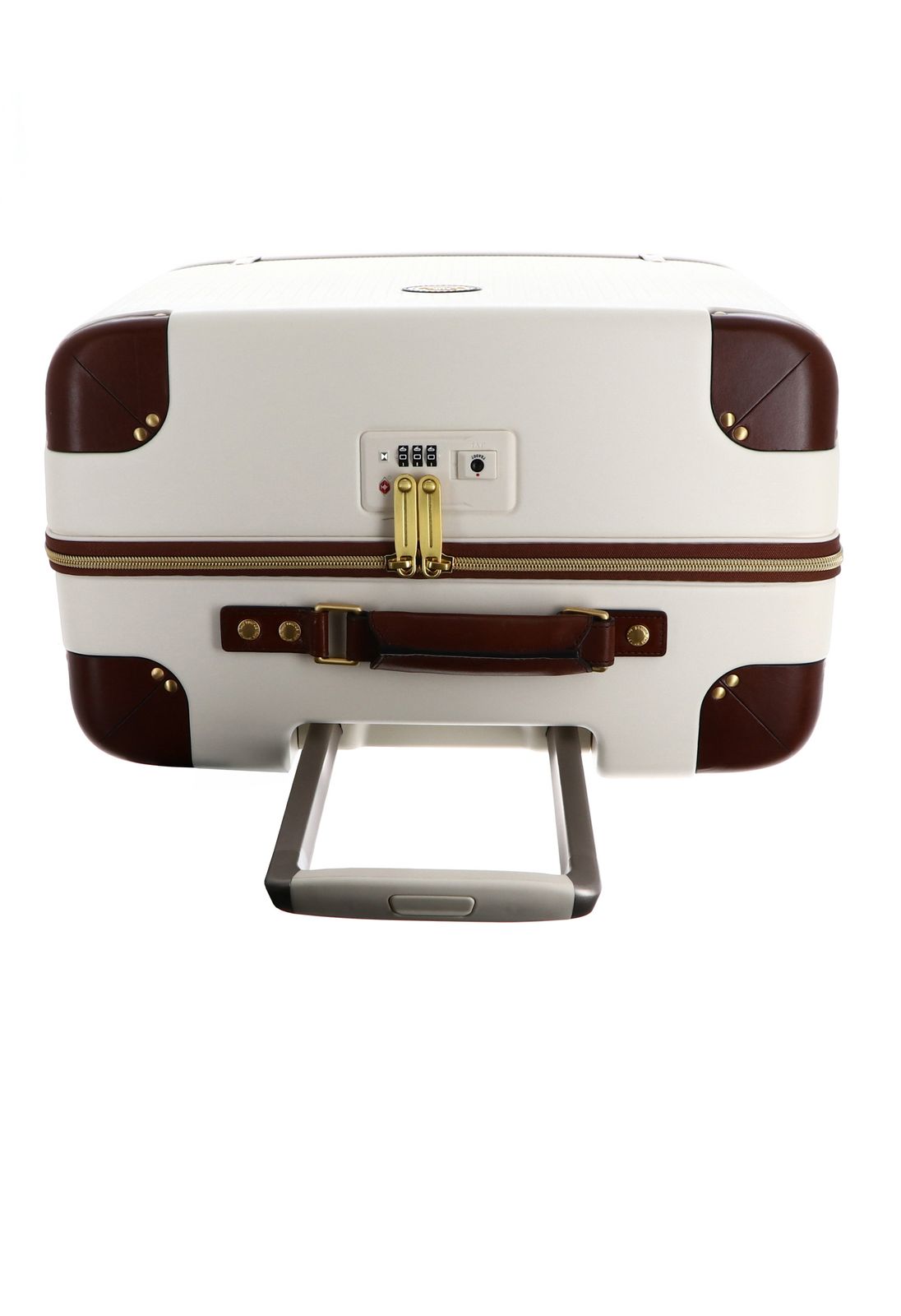 THE BRIDGE Story Viaggio Trolley M Naturale / Marrone / Oro THE BRIDGE Story Viaggio Trolley M Naturale / Marrone / Oro