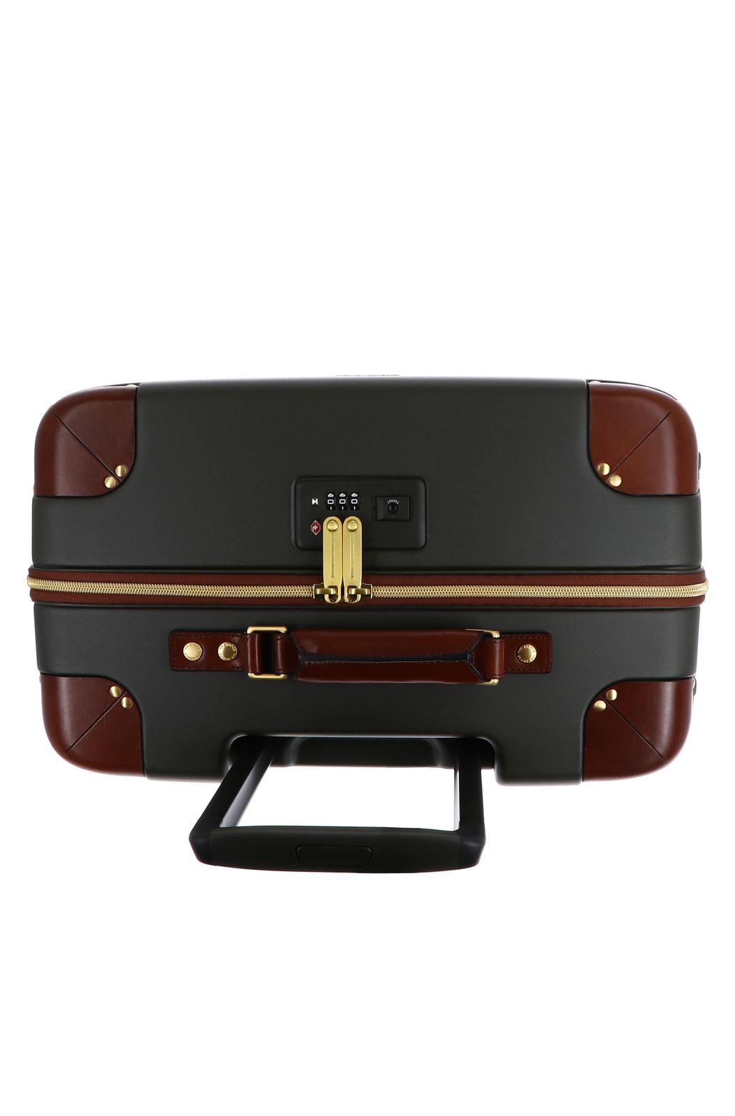 THE BRIDGE Story Viaggio Trolley M Foresta / Marrone / Oro THE BRIDGE Story Viaggio Trolley M Foresta / Marrone / Oro