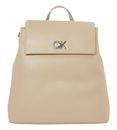 Calvin Klein CK Flap Backpack With Convertible Strap Crockery Calvin Klein CK Flap Backpack With Convertible Strap Crockery