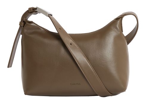 Calvin Klein Hardware Strap Medium Crossbody Bag Teak