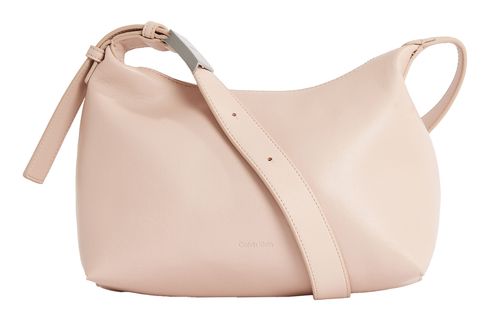 Calvin Klein Hardware Strap Medium Crossbody Bag Rose Dust