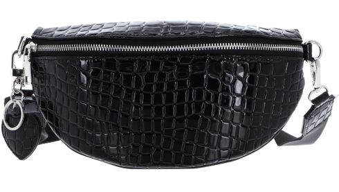 SEIDENFELT MANUFAKTUR Nesna Beltbag Croco Print Black