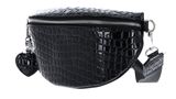 SEIDENFELT MANUFAKTUR Nesna Beltbag Croco Print Black SEIDENFELT MANUFAKTUR Nesna Beltbag Croco Print Black