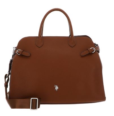 U.S. POLO ASSN. Melting Double Handle Bag S Brown