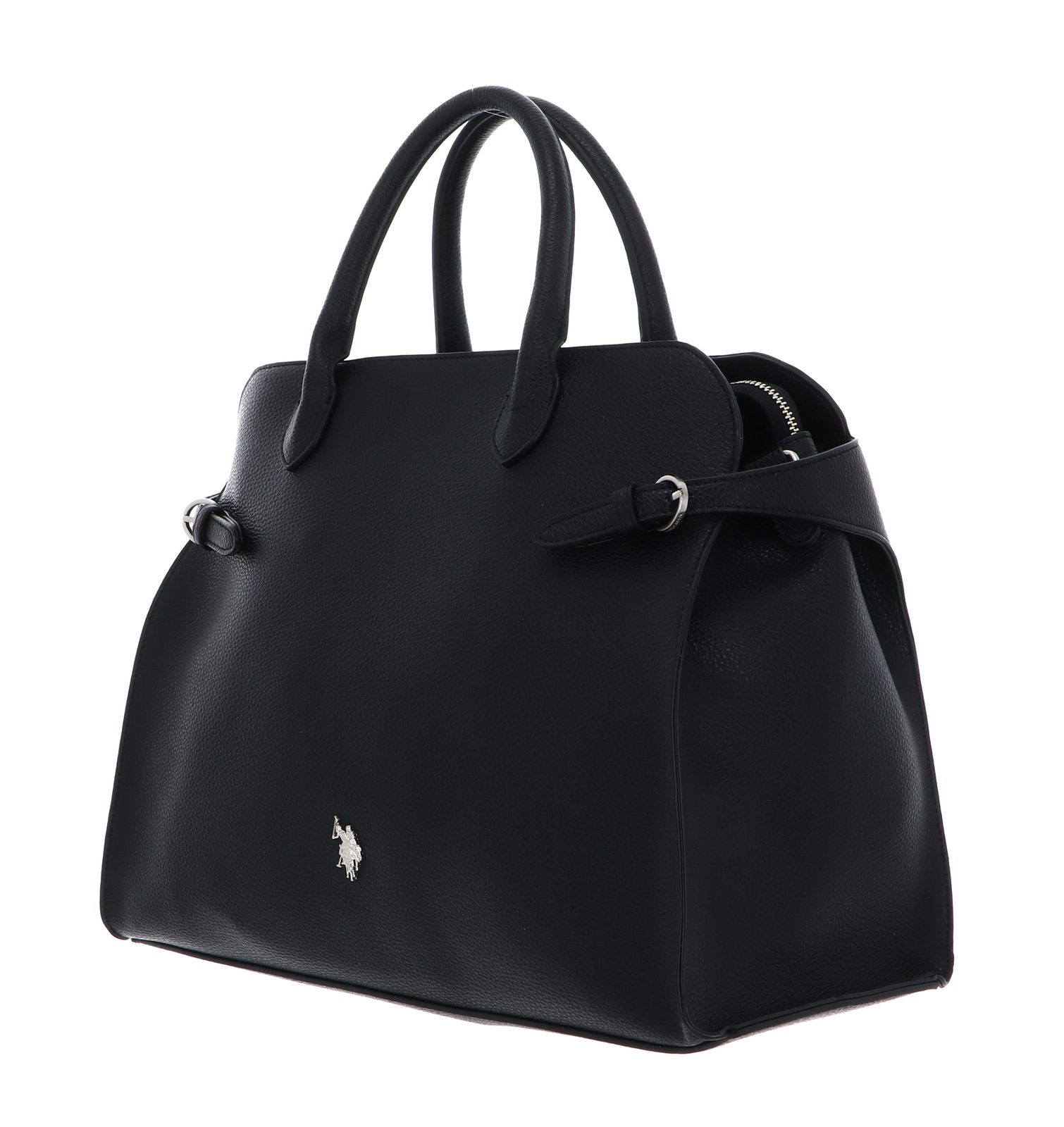 U.S. POLO ASSN. Melting Double Handle Bag L Black U.S. POLO ASSN. Melting Double Handle Bag L Black