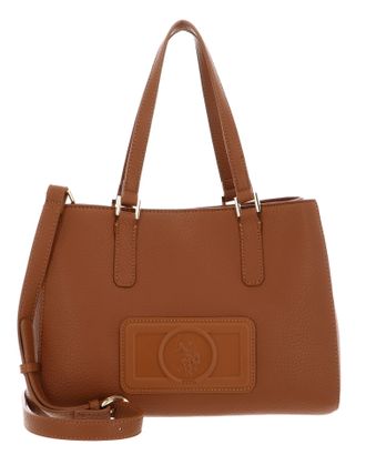 U.S. POLO ASSN. Manipur Double Handle Bag Tan