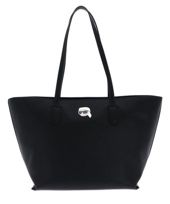 KARL LAGERFELD Ikon Pebble Tote Black