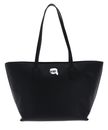 KARL LAGERFELD Ikon Pebble Tote Black KARL LAGERFELD Ikon Pebble Tote Black
