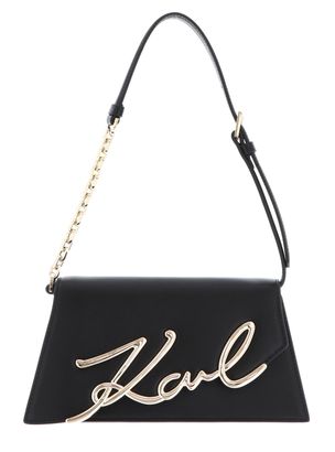 KARL LAGERFELD K / Signature Shoulderbag Black / Gold