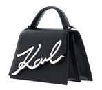 KARL LAGERFELD K / Signature Crossbody Bag Black-Nickel KARL LAGERFELD K / Signature Crossbody Bag Black-Nickel