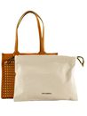 KARL LAGERFELD K / Skuare Woven Tote Bag M Dark Tan KARL LAGERFELD K / Skuare Woven Tote Bag M Dark Tan