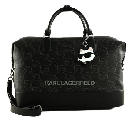 KARL LAGERFELD Ikon Mono cc Weekender Nft Aop Black