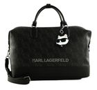 KARL LAGERFELD Ikon Mono cc Weekender Nft Aop Black KARL LAGERFELD Ikon Mono cc Weekender Nft Aop Black