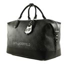 KARL LAGERFELD Ikon Mono cc Weekender Nft Aop Black KARL LAGERFELD Ikon Mono cc Weekender Nft Aop Black
