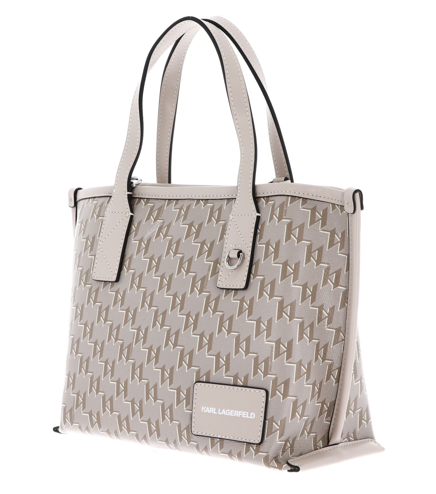 KARL LAGERFELD k / Voyage Top Handle Tote Trench Beige / Mono KARL LAGERFELD k / Voyage Top Handle Tote Trench Beige / Mono