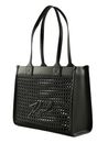 KARL LAGERFELD K / Skuare Woven Tote Bag M Black - Nickel KARL LAGERFELD K / Skuare Woven Tote Bag M Black - Nickel