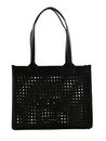 KARL LAGERFELD K / Skuare Woven Tote Bag M Black - Nickel KARL LAGERFELD K / Skuare Woven Tote Bag M Black - Nickel