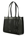 KARL LAGERFELD K / Skuare Woven Tote Bag M Black - Nickel KARL LAGERFELD K / Skuare Woven Tote Bag M Black - Nickel