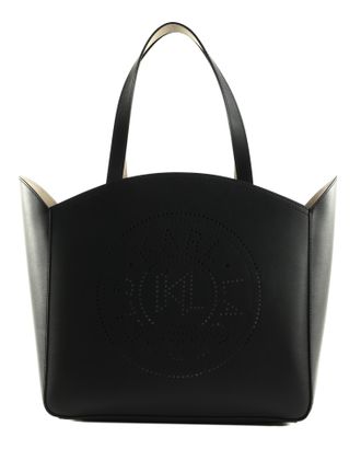 KARL LAGERFELD K / Circle Tote Bag Perforated M Black