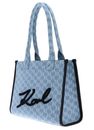 KARL LAGERFELD K / Skuare Tote Denim M Monogram Denim Light Blue KARL LAGERFELD K / Skuare Tote Denim M Monogram Denim Light Blue