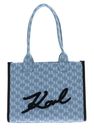 KARL LAGERFELD K / Skuare Tote Denim M Monogram Denim Light Blue KARL LAGERFELD K / Skuare Tote Denim M Monogram Denim Light Blue