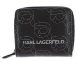 KARL LAGERFELD Ikon Bifold Wallet Nft Aop Black