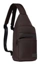 PIQUADRO Wollem Mono Sling Bag Dark Brown PIQUADRO Wollem Mono Sling Bag Dark Brown