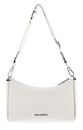 KARL LAGERFELD Ikon Pebble Shoulder Bag Cream White KARL LAGERFELD Ikon Pebble Shoulder Bag Cream White