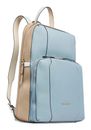 PIQUADRO Circle Expandable Womens's Laptop Backpack Light Blue - Beige