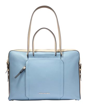 PIQUADRO Circle Computer And Tablet Briefcase Light Blue - Beige