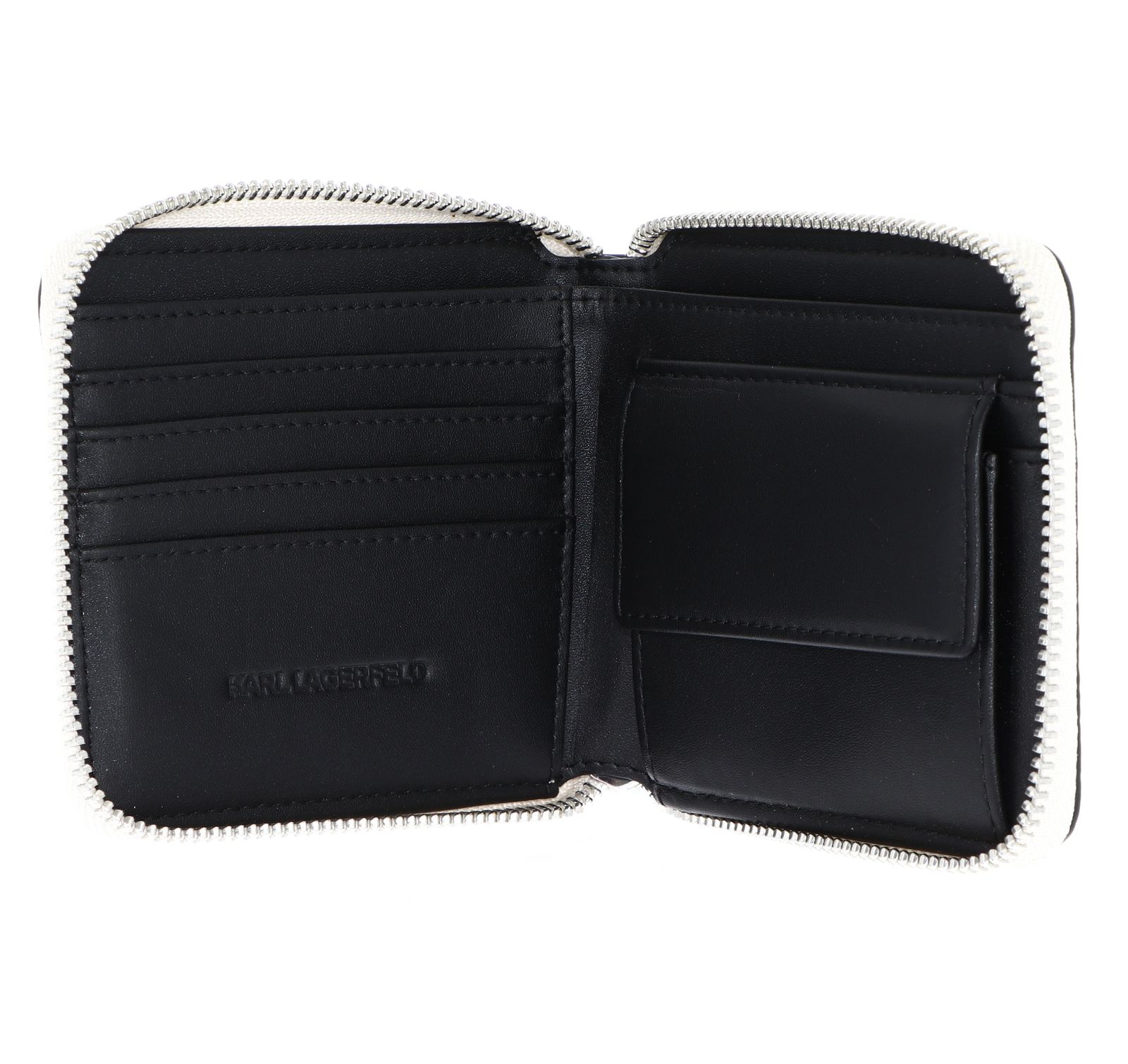 KARL LAGERFELD K / Skuare Zip Around Wallet M Cement KARL LAGERFELD K / Skuare Zip Around Wallet M Cement