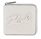 KARL LAGERFELD K / Skuare Zip Around Wallet M Cement
