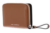 KARL LAGERFELD Essentials Perforated Bifold Wallet M Dark Tan
