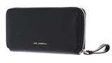 KARL LAGERFELD K / Circle Continental Wallet Black
