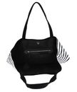 KARL LAGERFELD Ikon Print Stripe Shopper Black KARL LAGERFELD Ikon Print Stripe Shopper Black