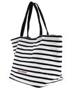 KARL LAGERFELD Ikon Print Stripe Shopper Black KARL LAGERFELD Ikon Print Stripe Shopper Black