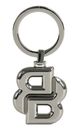 HUGO BOSS Double B Keyring Shinny Chrome HUGO BOSS Double B Keyring Shinny Chrome