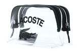 LACOSTE Double Make Up Pouch Transparent Sinople