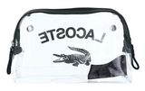 LACOSTE Double Make Up Pouch Transparent Sinople