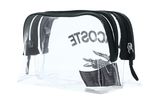 LACOSTE Double Make Up Pouch Transparent Sinople