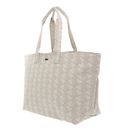 LACOSTE Shopping Bag XL Mono Jacquard Blanc LACOSTE Shopping Bag XL Mono Jacquard Blanc