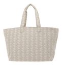LACOSTE Shopping Bag XL Mono Jacquard Blanc LACOSTE Shopping Bag XL Mono Jacquard Blanc