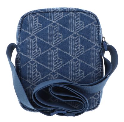 LACOSTE Vertical Camera Bag Mono Jacquard Denim | Buy bags