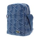 LACOSTE Vertical Camera Bag Mono Jacquard Denim