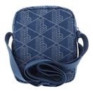 LACOSTE Vertical Camera Bag Mono Jacquard Denim