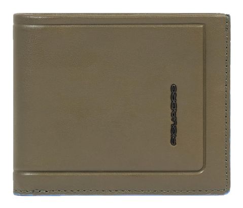 PIQUADRO Atlas Men's Wallet Removable Document Facility RFID Olive Green